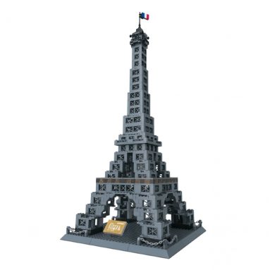 Eiffel Tower of Paris France Building Blocks