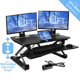 Cyber Monday: Electric Height Adjustable Standing Desk Converter