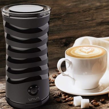 Electric Milk Steamer for Hot and Cold Milk Froth with Double Wall