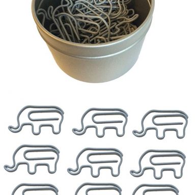 Elephant Shaped Paper Clips