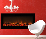 Elite Flame 50 Fusion Log Built-in Smokeless Wall Mounted Electric Fireplace