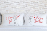 Embroidered Pillowcases for Couples