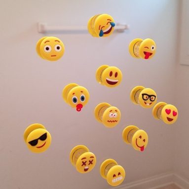 Emoji Charms with Suction 12 Pack