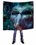 End All Humans Premium All Over Print Blanket