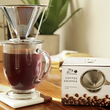 European Stainless Steel Single Cup Coffee Dripper