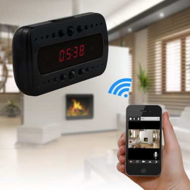 Eyeclub Wi-Fi Hidden Camera Alarm Clock Full HD 1080P Wireless Security Camera