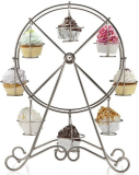 FERRIS WHEEL CUPCAKE HOLDER SHINY HOLDS 8 CUPCAKES