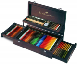 Faber-Castell Art and Graphic Collection Mahogany Vaneer Case