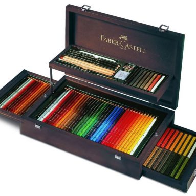 Faber-Castell Art and Graphic Collection Mahogany Vaneer Case