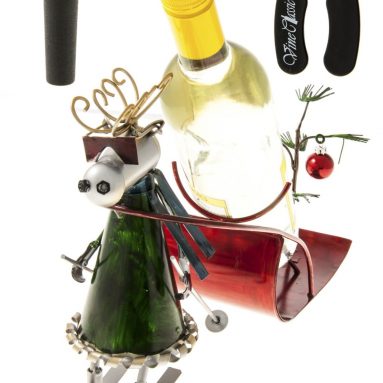 Fabulous Reindeer Sled Wine Bottle Holder