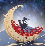 Fairy Moon Handmade Pop Up Greeting Card