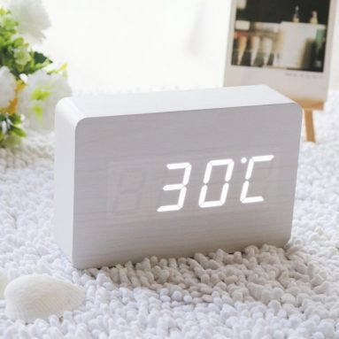 Fashion White LED Wooden Clock