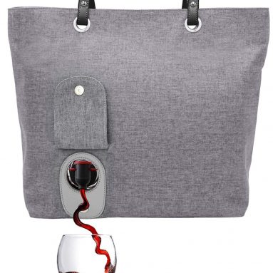 Fashionable Wine Purse with Hidden