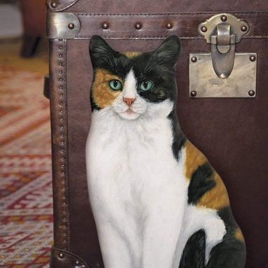 Fiddler’s Elbow Calico Cat Door stop