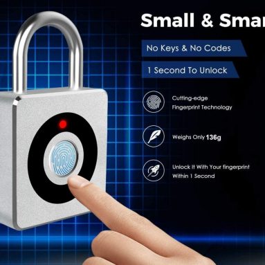 Fingerprint Lock Smart Waterproof Fingerprint Padlock Ideal