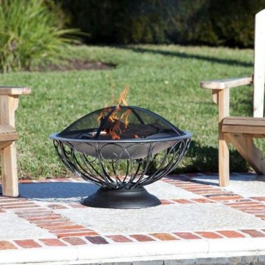 Fire Sense 29 in. Stainless Steel Base Urn Fire Pit