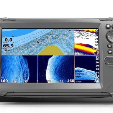 Fishfinder/Chartplotter with TripleShot Transom Mount Transducer and US Inland Maps
