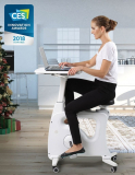 Flexispot Exercise Desk Bike Home Office Height Adjustable Standing Desk Cycle