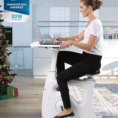 Flexispot Exercise Desk Bike Home Office Height Adjustable Standing Desk Cycle