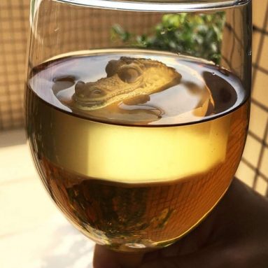 Floating Crocodiles ice cube maker