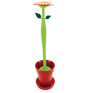 Flower Toilet Brush Set