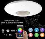 Flush Mount Ceiling Light Fixtures with Bluetooth Speaker