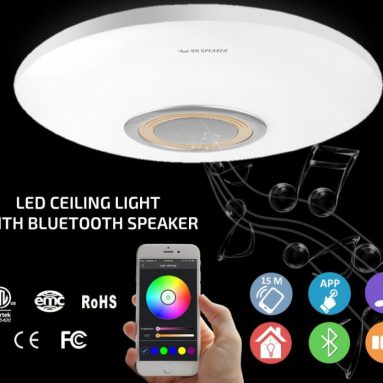 Flush Mount Ceiling Light Fixtures with Bluetooth Speaker