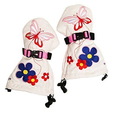 Flutter Waterproof and Warm Easy On Winter Kids Mittens