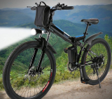 Foldable Electric Mountain Bike 26” with 36V 8AH Large Capacity