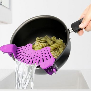 Food Strainers Clip-On Strainer Home Creative Noodle Filter and Pot side of the vegetables pour vegetables Drainage