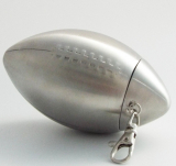 Football Design Steel Hip Flask