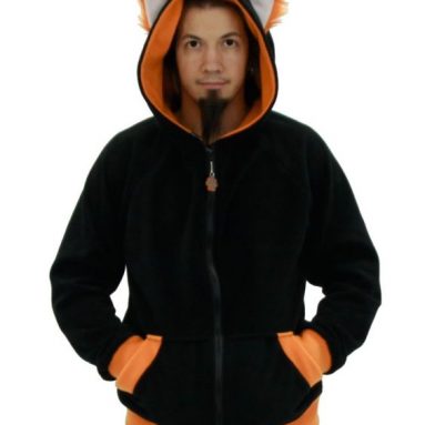 Fox Wolf Eared Hoodie Jacket