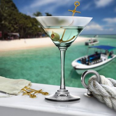 Fred ANCORED Stainless Steel Cocktail Picks