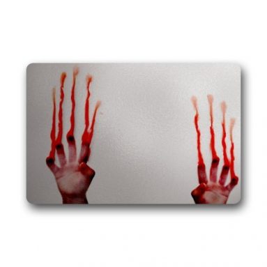 Bloody Hands Indoor Outdoor Doormats