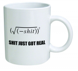 Funny Mug – Shit Just Got Real