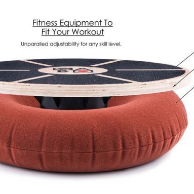 The Only Infinitely Adjustable Wooden Balance & Stability Trainer