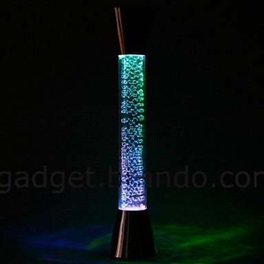 Fading LEDs Color Night Light Tube with Bling-Bling Wire