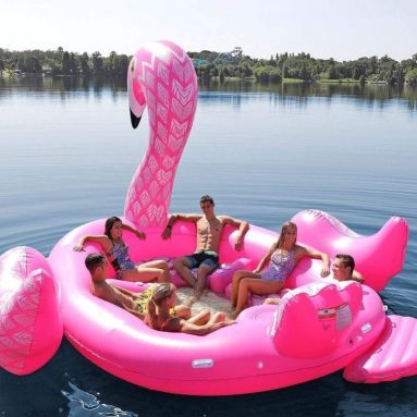 GIANT Party Bird Island Flamingo