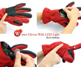 Winter Gloves With LED Light