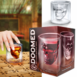 DOOMED CRYSTAL SKULL SHOT GLASS