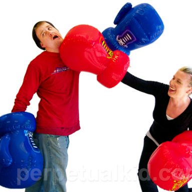 INFLATABLE BOXING GLOVES
