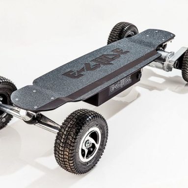 GT Powerboard – Black Anodized Aluminum Off Road Electric Skateboard