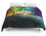 Galaxy Turtle Comforters King