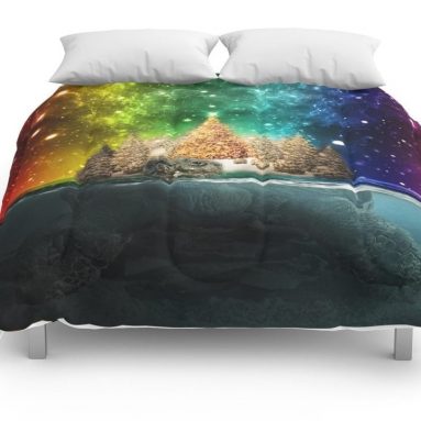 Galaxy Turtle Comforters King
