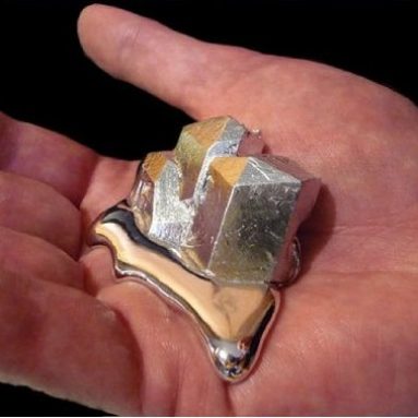 Gallium 99.99% Pure 20 Grams 4n Even Melt in Your Hand