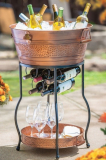 Galvanized Copper Party Bucket