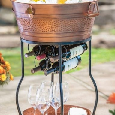 Galvanized Copper Party Bucket