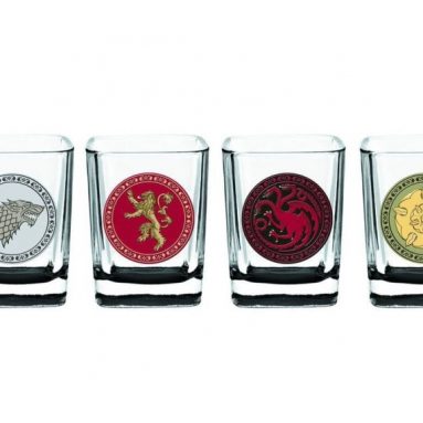 Game of Thrones House Sigil Shot Glass Set