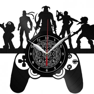 Gamer Vinyl Record Wall Clock