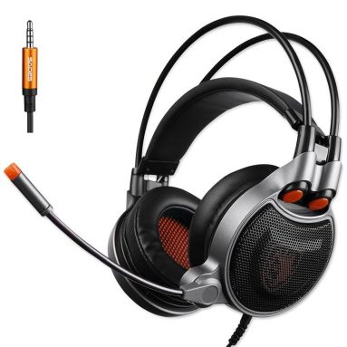 Gaming Headphones With 7.1 Virtual Channel Audio conversion